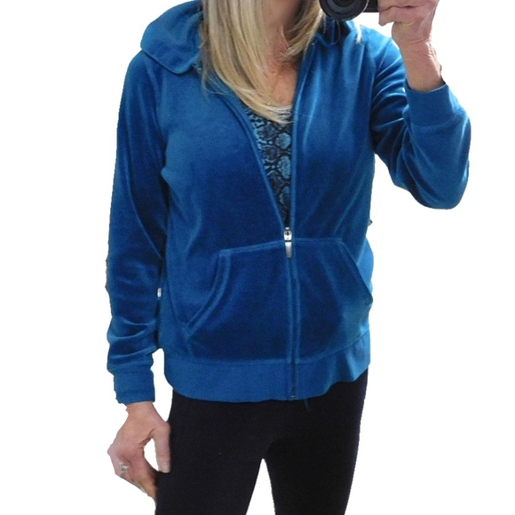 MADE FOR LIFE SEA BLUE GREEN CTTN MIX FULL ZIP JKT - Picture 2 of 7